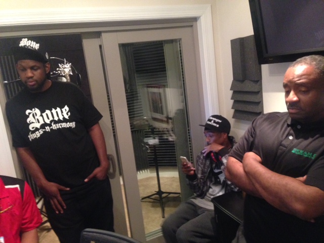Tony, Bone Thugs and Harmony, and Souls of Liberty in Studio