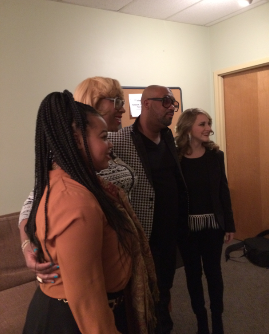 Backstage at The Kindred Family Soul Concert with Brianna and Annalyse